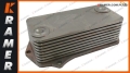 320/04461 Chłodnica oleju silnikowego stosowana w maszynach JCB z silnikiem ECOMAX m.in koparko-ładowarki 3CX  4CX oil cooler / Масляный радиатор / oljekyl / răcitor de ulei/ olaj hűtő / Ölkühler