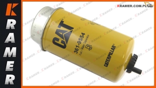 3619554 Filtr paliwa CAT oryginał 416D 422F 428D 432E 442D fuel filter / Kraftstofffilter/ топливныйфильтр / filtrude combustibil / üzemanyagszűrő / kurofiltras / degvielas filtrs