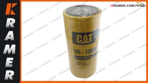 1R1808 Filtr oleju CAT oryginał C9 980G M330D D6R D6T  Oil filter / ölfilter / фильтр масляный / eļļas filtrs / alyvos filtras / filtru de ulei / olajszűrő