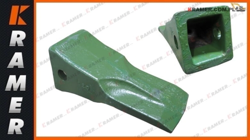 8E4402SYL  Ząb systemu Cat J400 o wzmocnionej konstrukcji, tzw SKALNE DŁUTO samoostrzący /dinti de cupa  / tooth / Tooth / zahn / Tip / Diente