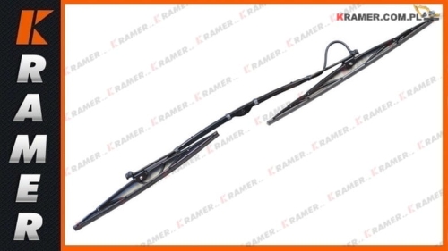 2026235 Wycieraczka kompletna podwójna do koparek CAT z szybą 50/50 stosowana w CAT 312C 315C 318C 319C  319D 320C 323D 324D 325C 325D 329D 330C 336D 345C 365C  385C Windshield wiper arm / Рычаг очистителя ветрового стекла / frontscheibe wischerarm