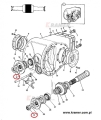 Nakrętka JCB 2CX 3CX 4CX kontrująca wałka     826/00538 Nut M30 / Schécrou / гайка / rieksts / veržlė / matice / matice / noce / dió / raubenmutter / 