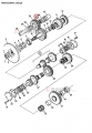 Łożysko igiełkowe JCB 3CX/4CX przekładni 917/02400; Bearing/ Lager/ подшипник/ rotolamento/ Roulemen