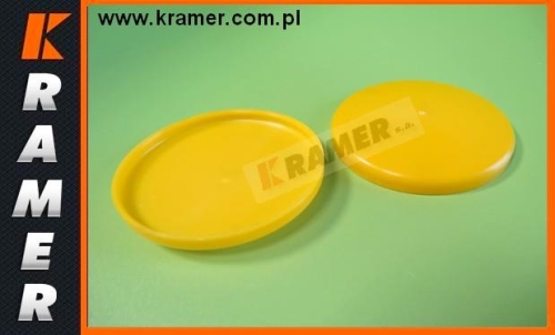 Zaślepka wału obrotu JCB 3CX 4CX  123/00224  KINGPOST CARRIAGE RAIN CAP / Cover yellow / Backhoe loader raincap