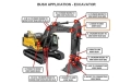 JNV1577; Tuleja JCB JS130 JS115 JS145 ramienia BOOM; Bushing / втулка / buchse