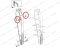 YN12B02137P1 Tuleja wysięgu  NEW HOLLAND E215B E235BSR Tuleja / Bushing / втулка / bague / cojinete / púzdro / pouzdro / persely / bucșe / bussning / Buchse / foring / Bearing sleeve