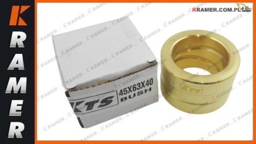 46X63X40 BR Tuleja brązowa / łożysko ślizgowe  45x63x40 Bronze Bushing / Бронзовая втулка / Bronzebuchse / Douille en bronze / Bronsbussning / Bronzové pouzdro / Bronzové puzdro