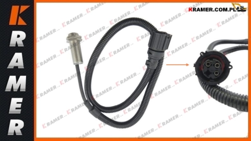 11193958 Czujnik zbliżeniowy w wozidłach VOLVO: A30D, A25E, A30E, A40E, A35E, A40D, A35D; Czujnik zbliżeniowy/ Proximity detector/ Näherungsdetektor/ Датчик приближения/ Rilevatore di prossimità/ Détecteur de proximité.