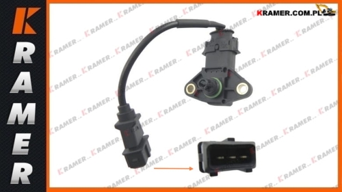20450693 Czujnik VOLVO doładowania L90E EC290B EC240B; Czujnik doładowania/ Boost pressure sensor/ Ladedrucksensor/ Датчик давления наддува/ Aumenta il sensore di pressione/ Capteur de pression de suralimentation.