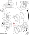 831/10211 Tuleja brązowa / łożysko ślizgowe wózka przesuwu nowego typu Mocowanie konika - góra i dół JCB 3CX 4CX 406 409 Bronze Bushing / Бронзовая втулка / Bronzebuchse / Douille en bronze / Bronsbussning / Bronzové pouzdro / Bronzové puzdro