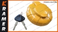 Korek wlewu paliwa zamykany na kluczyk. Stosowany w koparkach VOLVO EW145  EC55B  EC140 EC160B  EC180B  EC210B  EC240B  EC290B  EC330B Cap / filler / lockable / supplied withkeys / Fuel filler cap / Крышка топливного бака