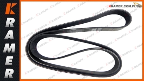 6742-61-3720 Pasek wielorowkowy KOMATSU D61EX-15 multi-groove belt/rrip me shumë groove/mмногоканавочный ремень/kelių griovelių diržas
