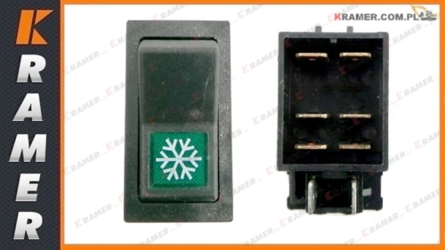 000027340 Przełącznik kabinowy klimatyzacji HYUNDAI R60 switch / schalter/ ВЫКЛЮЧАТЕЛЬ / выключальнікі / SLĒDZIS
