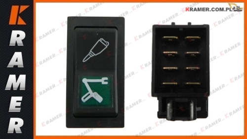 000027326 Przełącznik kabinowy osprzętu VOLVO EC140 EC210 switch / schalter/ ВЫКЛЮЧАТЕЛЬ / выключальнікі / SLĒDZIS