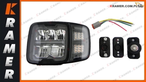172337L Reflektor LED lewy JCB VOLVO MANITOU left headlight/левая фара/kairysis žibintas/ ліва фара/sol far