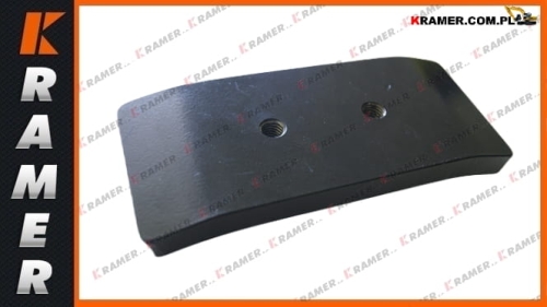 1000067136 Ślizg podpora gąsienicy NEUSON 1403 1503 1903 2202 ślizg / podpora / slide plate / Gleitplatte