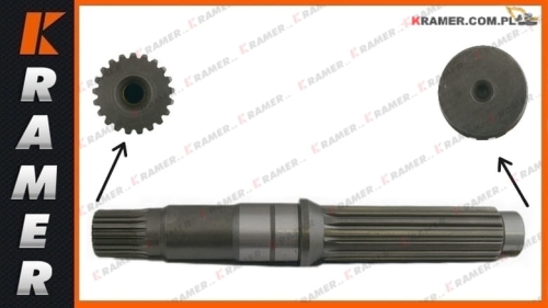 XKAY-00448 Wałek hydromotoru HYUNDAI R160LC-7 R210LC-7 Shaft Motor Drive / Вал гидромотора хода
