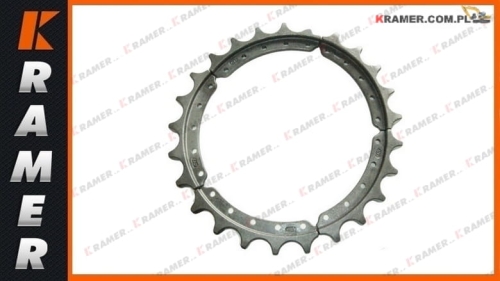 Koło napędowe CAT D6H D6R HD segmentowe CR5515 D6H / D6H LGP / D6H XL / D6H XR /  D6R / D6R LGP; Sprocket/ Turas/ Kettenräder/ Antriebsräder/ звёзды/ Pignon/ Lánckerekek/ Rueda cabilla/ Ruota motrice/ Drivhjul/ Vetopyörät/