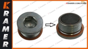 Korek spustowy VOLVO A25D A35E A40E A40G