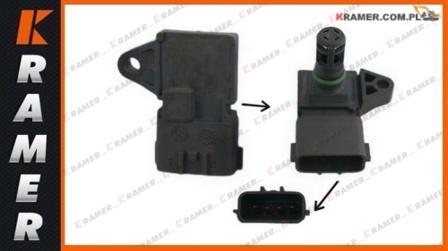 2897332 
Czujnik temperatury powietrza CUMMINS ISC ISL M11 Air pressure sensor / Vacuum switch / Вакуумный переключатель грузовика