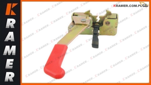 826/1105 Zamek drzwi JCB 3CX 4CX kabina P21 lewa strona.
Latch, lever release