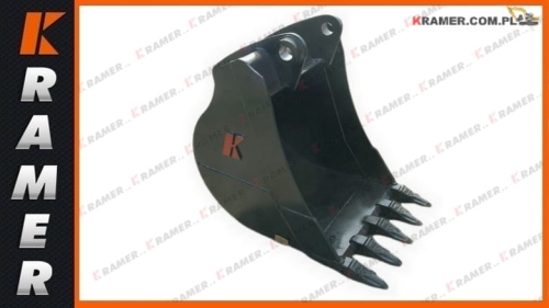 Łyżka CAT 416 428 432 438 442 444 0,18m3 60cm; W kompl.z zębami i tulejkami;nr.kat.9R-9525;średnica sworzni 45 i 50  mm;rozstaw sworzni 345 mm; szerokość ramienia 205 i 255 mm; ковш/ bucket/ Schöpfkelle.