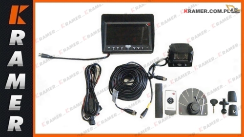 160994 Zestaw kamer cofania / wyświetlacz 7" 12-24V set of reversing cameras / комплект камер заднего вида / geri vites kameraları seti