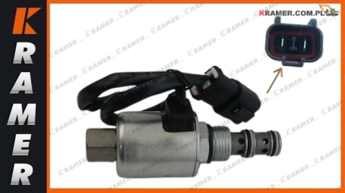 20Y-60-11713; Elektrozawór obrotu, hamulca KOMATSU PC 5 i 6 6D95; Solenoid valve / Brake box solenoid; 
Elektrozawór/ Solenoid valve/ Solenoidventils/ соленоидный клапан/ elettrovalvola/ électrovanne.