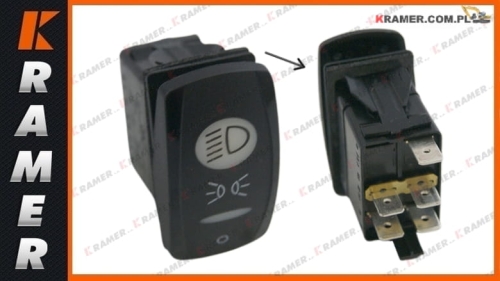 2144711 Włącznik świateł CAT 442E 444E 444F 422E 424 428E light switch / выключатель / vypínač svetla / šviesos jungiklis / interruttore della luce