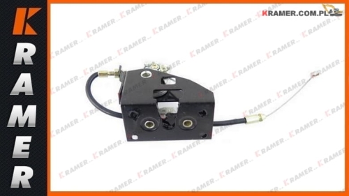 Zamek drzwi JCB 3CX 4CX prawa strona; Nr.katalogowy- 123/07382;Блокировка, правая рука дверь ; Door lock - right/ Türschloss - rechts/ Дверной замок - правый/ Blocco della porta - a destra/ Serrure de porte - droite.