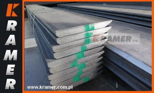 ET4028R2CM Lemiesz 406x28 twardość 500HB dwustronnie faz. cm Cutting Edge / Blade / Нож ковша / режущая кромка