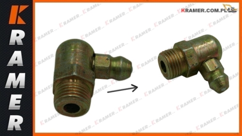 1450/1001 Kalamitka 1/8 45st. JCB 3CX 4CX  grease nipple / smørenippelen / змазачных ніпель / mazalica / гресьорка / mast bradavica / mazací hlavice / smørenippel / määrdenipliga