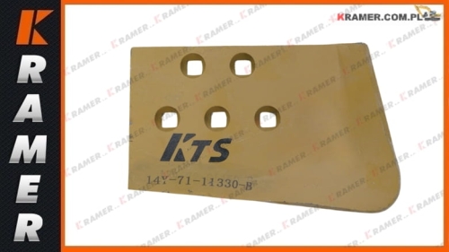 14Y-71-11330 Nóż KOMATSU D61 D65 PX narożny lewy Bulldozer / бульдозер / End Bit / нож / Eckmesser