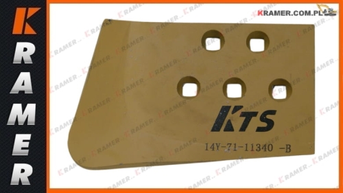 14Y-71-11340 Nóż KOMATSU D61 D65 PX narożny prawy Bulldozer / бульдозер / End Bit / нож / Eckmesser
