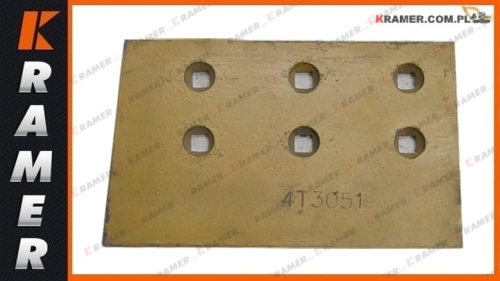 4T3051 Nóż narożny 5/8" 6 otworów lewy STD CAT D4E BIT-END