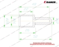 Tłoczek rozdzielacza joysticka KOMATSU PC210 WA470 702-16-53170; Tłoczek rozdzielacza (joysticka)/ Distributor plunger (joystick)/ Verteilerkolben (Joystick)/ Поршень распределителя/ Pistone distributore (joystick)/ Piston de distributeur (joystick).