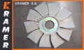 Wentylator śmigło chłodnicy CAT 320D 323D 321D 2459343; Wentylator/ Cooling fan/ Lüfter/ Крыльчатка вентилятора охлаждения двигателя/ Ventilatore/ Ventilateur.
