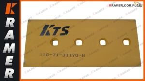 Nóż KOMATSU D41 D51 lemiesz narożny 4 otw