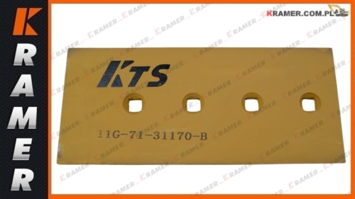 11G-71-31170 Nóż KOMATSU D41 D51 lemiesz narożny 4 otw D31 A D31 P D37 P D41 D51 Motor Grader / грейдер / Straßenhobel / Cutting Edge / нож / Messer