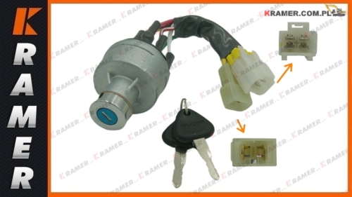 SA1123-01030; Stacyjka VOLVO koparki EC i ładowarki + 2 kluczyki; Stacyjka / Ignition / Zündung / Замок зажигания