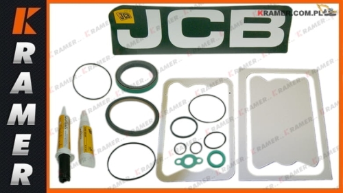 320/09281 ORG; Zestaw uszczelnień dół silnika JCB oryginał 3CX; kit bottomgasket / комплект нижней прокладки  /