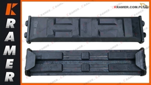 14532371 Nakładka gumowa stopy gąsienicy koparek o skoku łańcucha 171 mm i szerokości stopy 500mm Zastosowanie w koparkach VOLVO EC135 EC140ECR145 Rubber pad / Накладка резиновая гусеничного трака