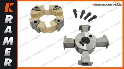 KRJ6622; Sprzęgło elastyczne pompy CASE CX210 CX240  kpl.; Coupling, Insert With Out Hub