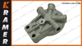 Podstawa filtra paliwa CAT 320C 320D 318C 3066  196-8220; Podstawa filtra paliwa/ Fuel filter base/ Kraftstofffilterboden/ База топливного фильтра/ Base del filtro del carburante/ Base de filtre à carburant.