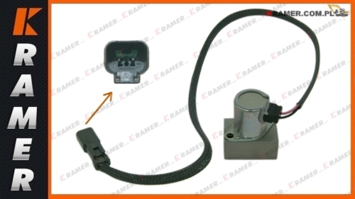 702-21-55600 Elektrozawór sterowania pompą KOMATSU PC450-7K PC450-7 PC300-7 PC400-7 PC160-7 PC180-7 PC350-7 PC360-7 PW160-7 PW180-7 Electronic unit  / Электромагнитный клапан / Соленоид