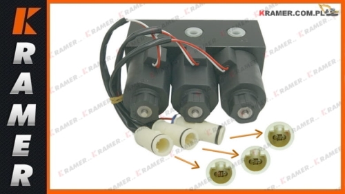 14526664  VOE14526664 Blok z cewkami VOLVO EC210B EC240B EC180BEC140B EC160B EW145B EW130  solenoid / соленоид / solenoidas / соленоїд