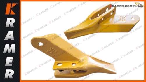 Ząb mini boczny lewy L2=37 I=40/45 S=17;zastosowanie w lemieszach o grubości 16mm i  rozstawie otworów od 40 do 45mm; numery katalogowe- E11L, 1000.3FUHD;Tooth / zahn / Tip / Diente, ЗУБ, Зубья