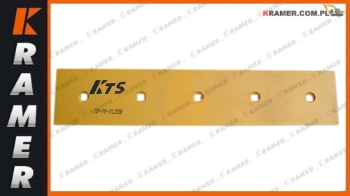 12F-70-31251 Nóż KOMATSU D31A-17 D31E-17 D31P-18 D37EX-21 D39EX-21 D40P-3 D41E-3 D41E-6 D41P-6 D60PL-8 WB140-2  WB140PS-2 WB150-2 WB150PS-2 lemiesz środkowy 5 otw. Motor Grader / грейдер / Straßenhobel / Cutting Edge / нож / Messer
