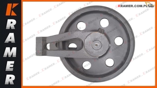 72281143 Koło napinające gąsienicę gumową minikoparki HOLLAND E30  E35  E39 Idler / Leiträder / Натяжное колесо / Ленивец / Láncfeszítő kerekek / Vodící (napínací) kola / Ruote anteriori / Vodeci tockovi