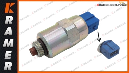 1766219; Cewka gaszenia stosowana w maszynach CAT 416D  416E 420D 420E 422E 424D 428D 428E ; Cewka gaszenia/ Solenoid/ Magnetspule/ соленоид/ Solenoide/ Solénoïde.